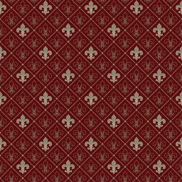 Fleur de lis seamless pattern Stock Illustration
