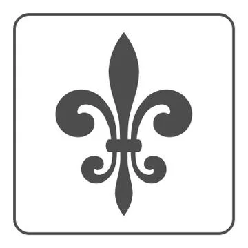 Fleur de Lis symbol Stock Illustration