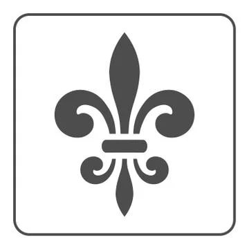 Fleur de Lis symbol vector Stock Illustration