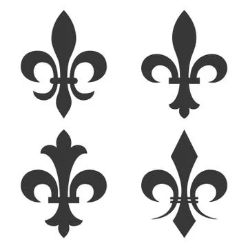 Fleur de lis vector Stock Illustration