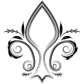 Fleur flourish Stock Illustration