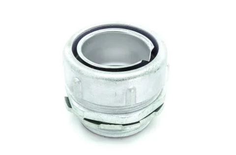 Flex connector fitting. Foto stock