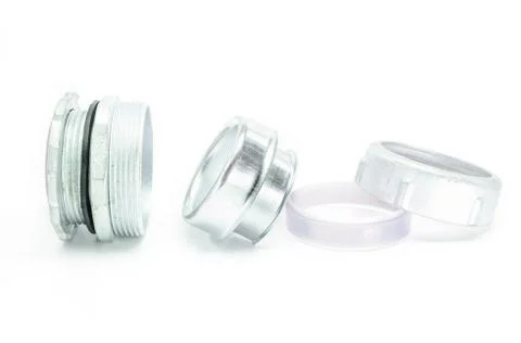 Flex connector fitting. Foto stock