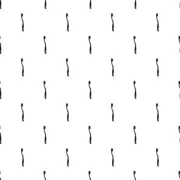 Flex toothbrush pattern seamless Illustrazione stock