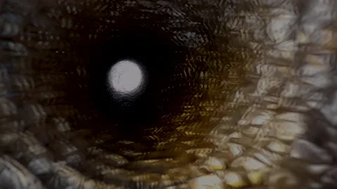 Flexable tunnel Stock Footage 139670254
