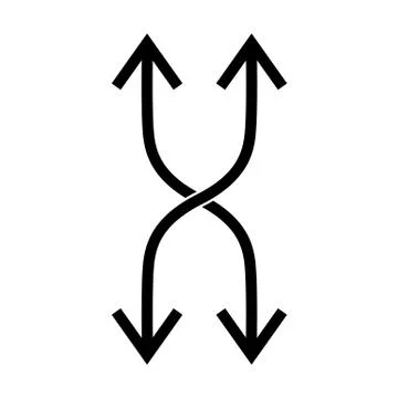 Flexibility icon on white background, vector illustration eps10 Stock Illustration