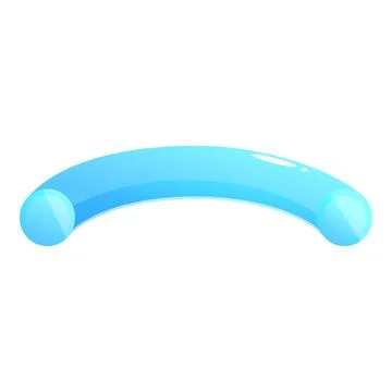 Flexible blue bar showing progress or loading status Illustrazione stock
