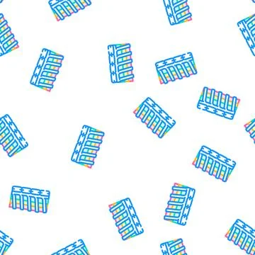 Flexible cables vector seamless pattern Stock Illustration
