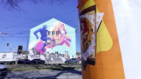 Flexible Container Systems n Modular Buildings, Mobile Room Service in Munich Stock Footage 267578250