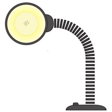 Flexible Desk Lamp Stock Illustration