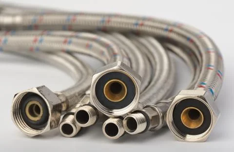 Flexible hoses Stock Photos