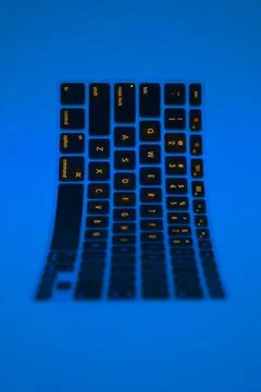 Flexible keyboard protector Foto stock