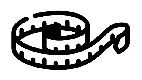 Flexible meter line icon animation Vidéo 166870748