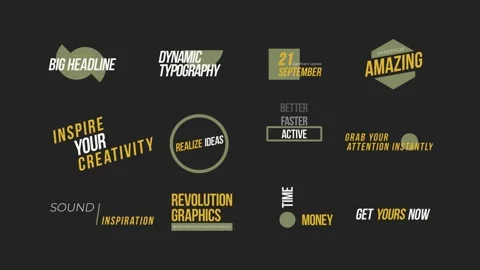 Flexible Modern Titles Stock After Effects