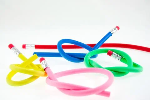 Flexible pencils Stock Photos