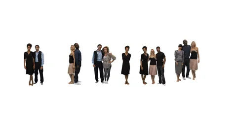 Flexible people - Unique horizontal point of view for this take on alphabet Stockbeeldmateriaal 32959211