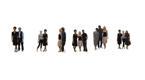Flexible people - Unique horizontal point of view for this take on alphabet Vídeos de archivo 32959218