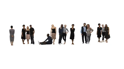 Flexible people - Unique horizontal point of view for this take on alphabet Vídeos de archivo 32959274