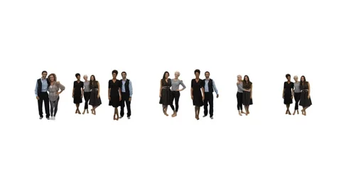 Flexible people - Unique horizontal point of view for this take on alphabet Vídeo Stock 32959298