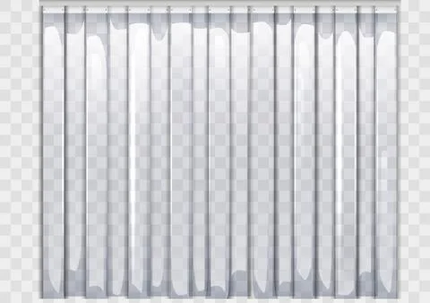 Flexible plastic curtain Stock Illustration