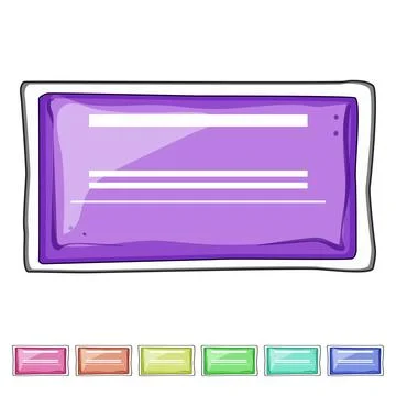 Flexible reusable hot cold gel pack cartoon vector graphic Stock Illustration