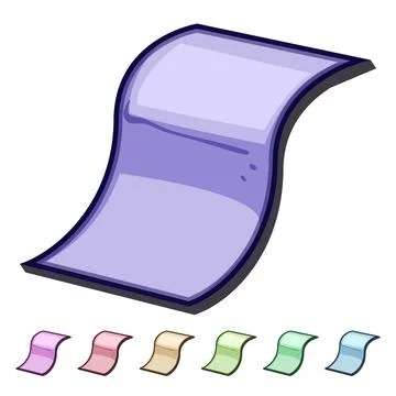 Flexible screen displaying future technology and innovation Stock Illustration