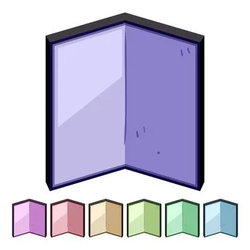 Flexible screen technology allowing a bending display innovation Stock Illustration