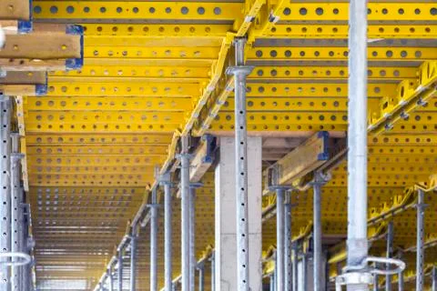 Flexible slab formwork Stock Photos