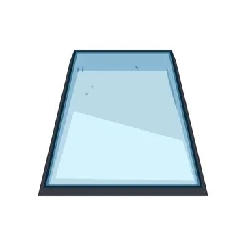 Flexible smart screen with blue display interface Stock Illustration