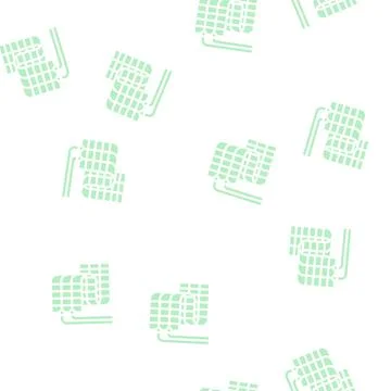 Flexible solar panel glyph vector seamless pattern 스톡 일러스트