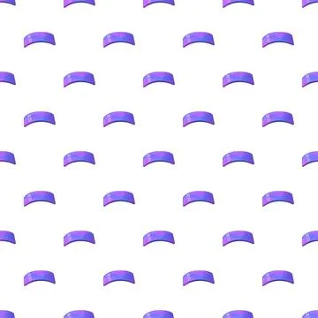Flexible wearable devices creating seamless technology pattern Stock Illustration