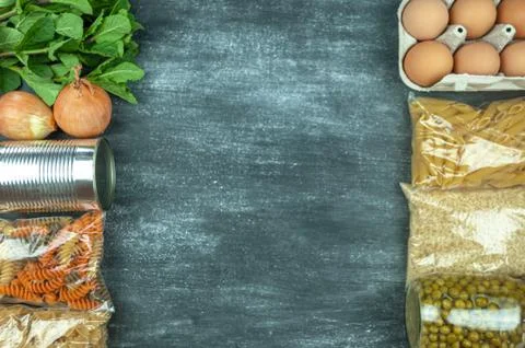 Flexitana diet concept.Composition with assorted fresh organic vegetables Foto stock