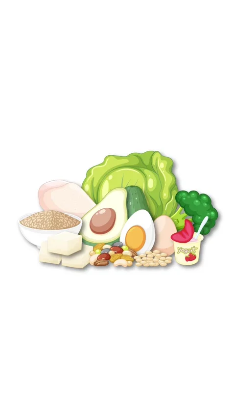 Flexitarian Diet Food Groups Animation w... | Stock Video | Pond5