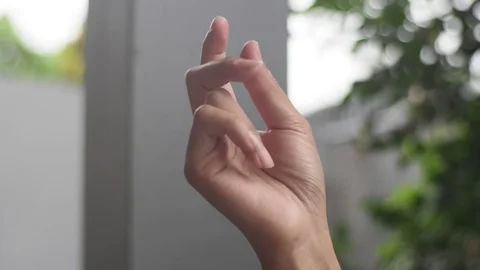Flick a Finger Stock Footage 127268160