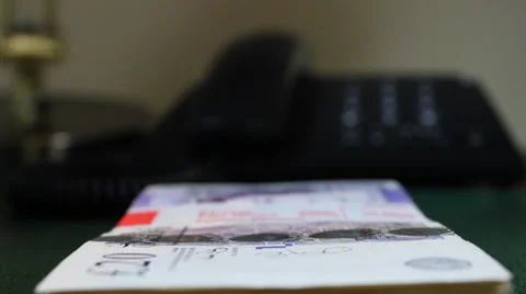 Flick through cash Stock Footage 37893455