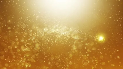 Flicker gold shine dot particles looped background Stock Footage 339718259