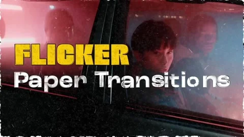 Flicker Paper Transitions 库存 After Effects