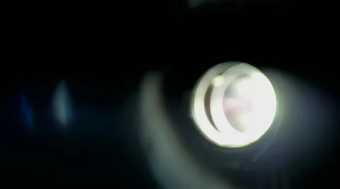 Flicker of the projector lens, off, close up 스톡 동영상 68968356