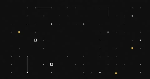 Flicker Shape elements flashing over a black background. Vidéo 189142537