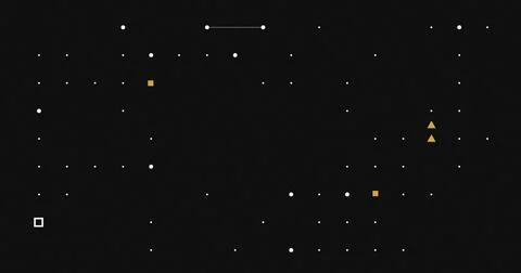 Flicker Shape elements flashing over a black background. 스톡 일러스트