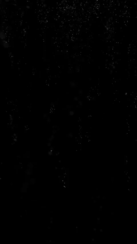Flicker small dots particles falling down on black background Stock Footage 337735544