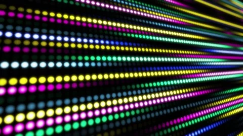 Flicker Wall Flashing Lights. Abstract Motion Graphics Background. Stock Footage 172290341