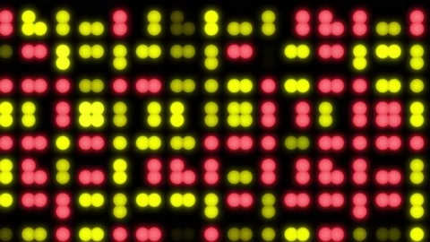 Flicker Wall Flashing Lights. Disco Lanterns Concept. Stock Footage 171593468