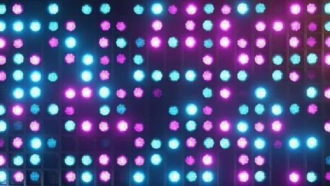 Flicker wall lights. Flashing lights Lanterns for clubs and discos. Matrix be Stock Illustration