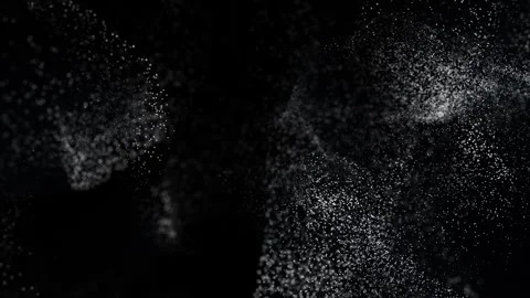 Flickering abstract swirling Dust Particles motion. Seamless loop Stock Footage 306554676