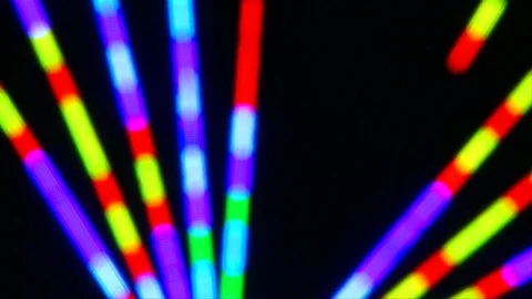 Flickering beams of light Stock Footage 82251161