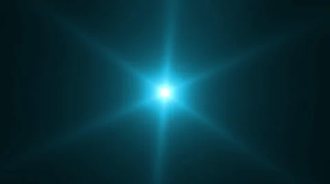 Flickering Big Starry Flashing Flare Stock Footage 34609937