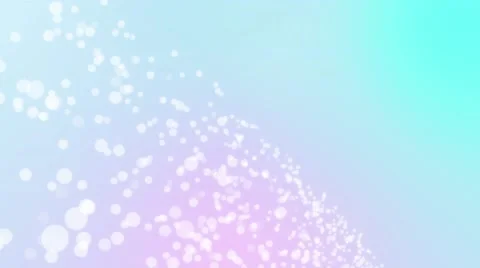 Flickering Bokeh Bubbles Particles random motion abstract background on color Stock Footage 63640446