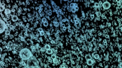 Flickering Bokeh Particles, random motion Stock Footage 63638496