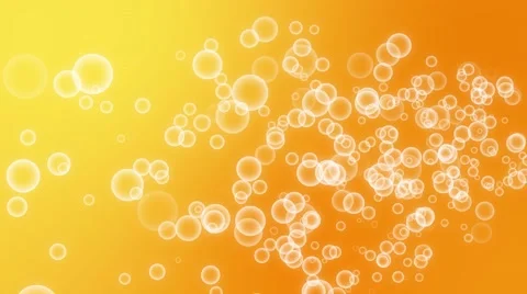 Flickering  Bubbles sparkling look like orange soda Particles random motion a Video stock 63750548